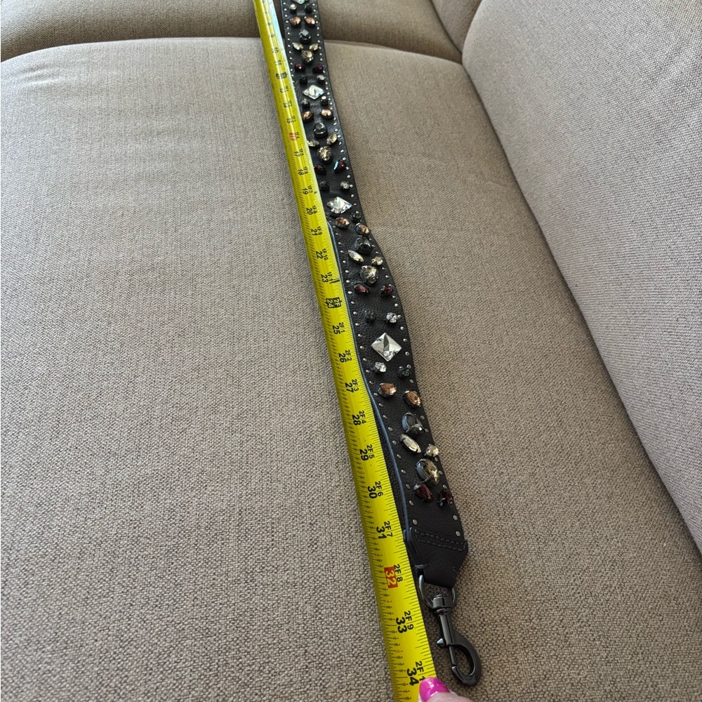 Rebecca Minkoff Gray bag strap with Gold and Silver Details - Picture 4 of 4